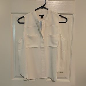 Petite Sleeveless Camp Shirt
